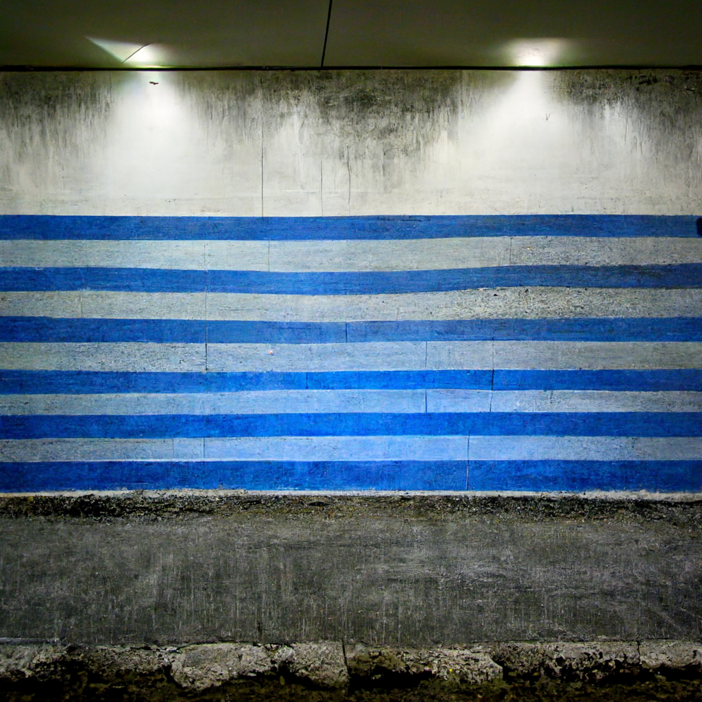 Strands of Blue and Grey