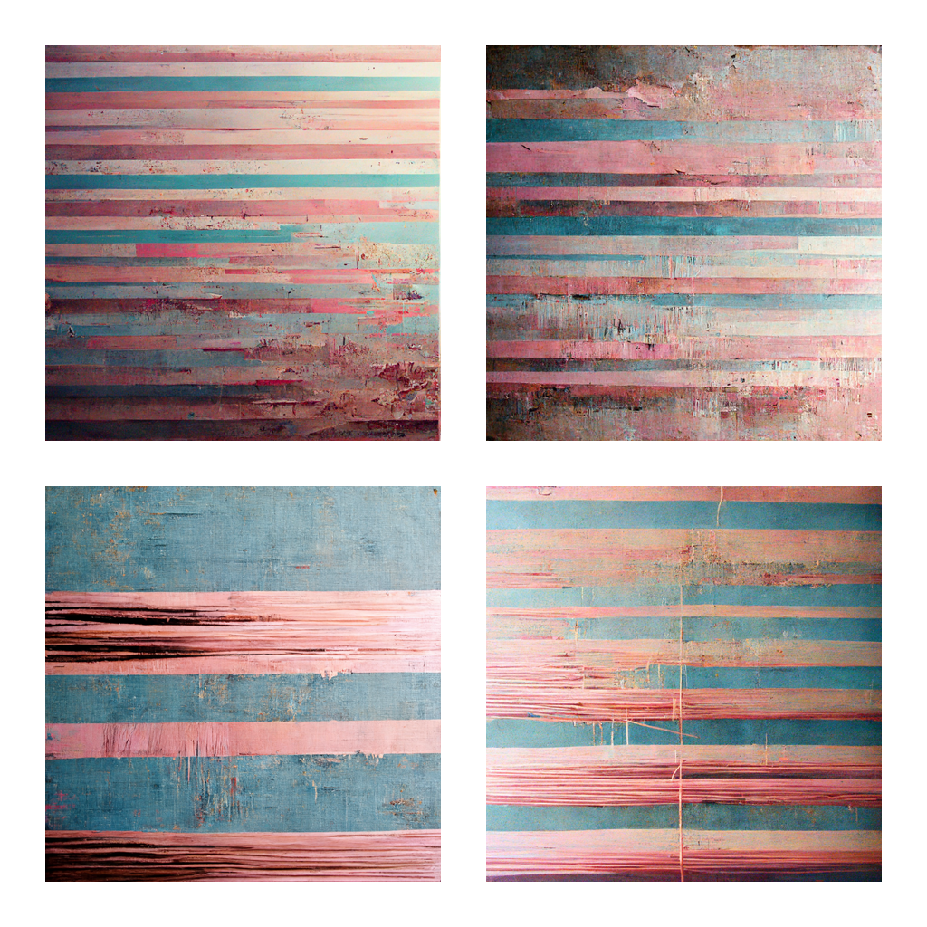 Corroded of Pink and Blue