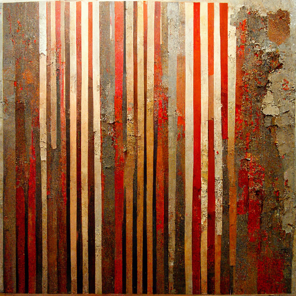 Striped of Red and Brown