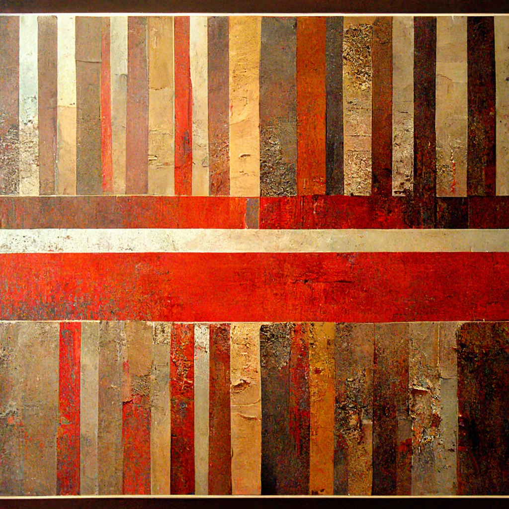 Striped of Red and Brown