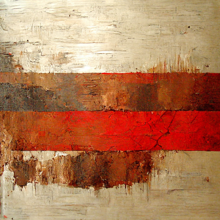 Striped of Red and Brown