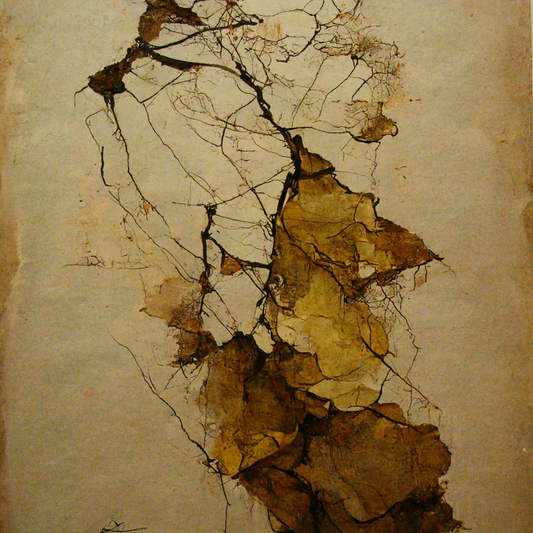 Papered of Brown and Yellow