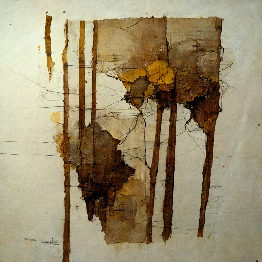 Papered of Brown and Yellow
