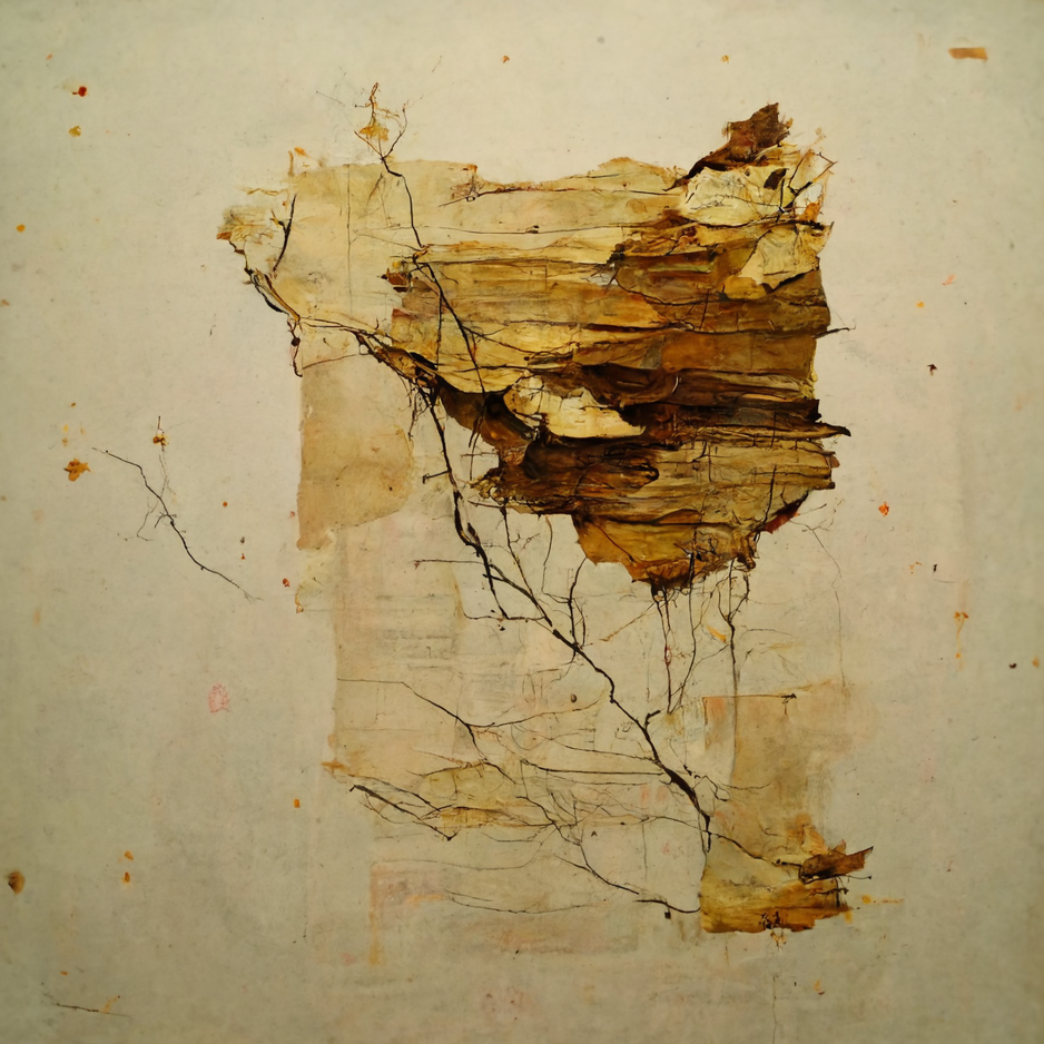 Papered of Brown and Yellow