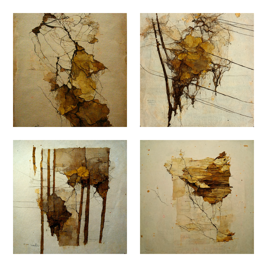 Papered of Brown and Yellow
