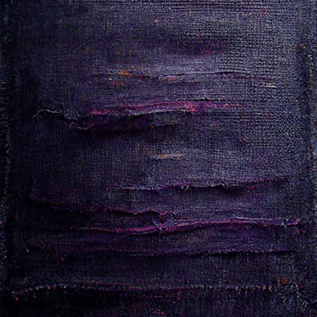 Threaded of Purple and Black