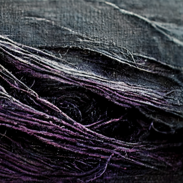 Threaded of Purple and Black