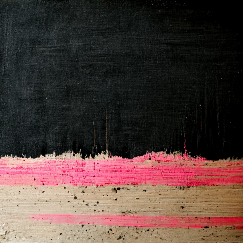 Slat of Pink and Black