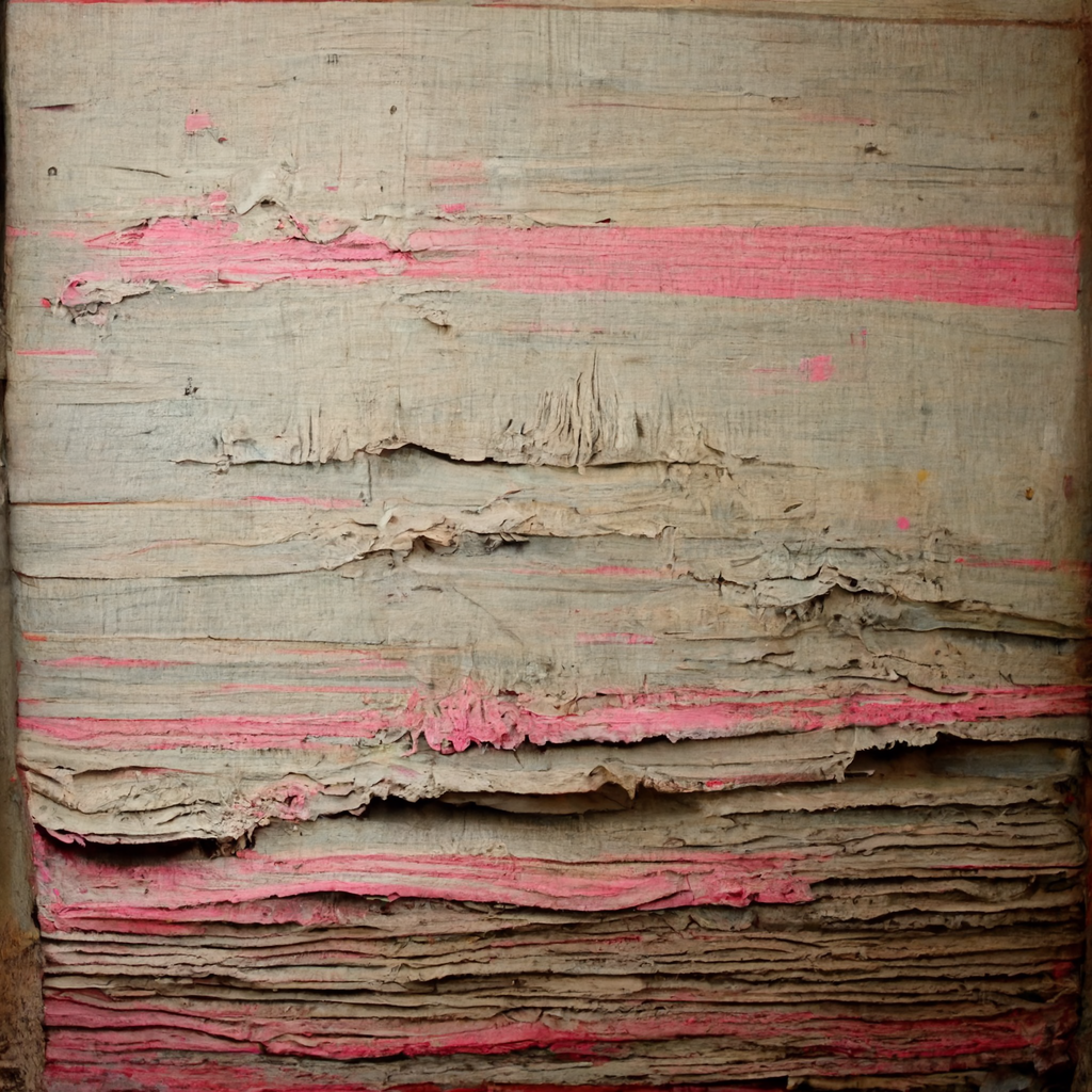 Slat of Pink and Black