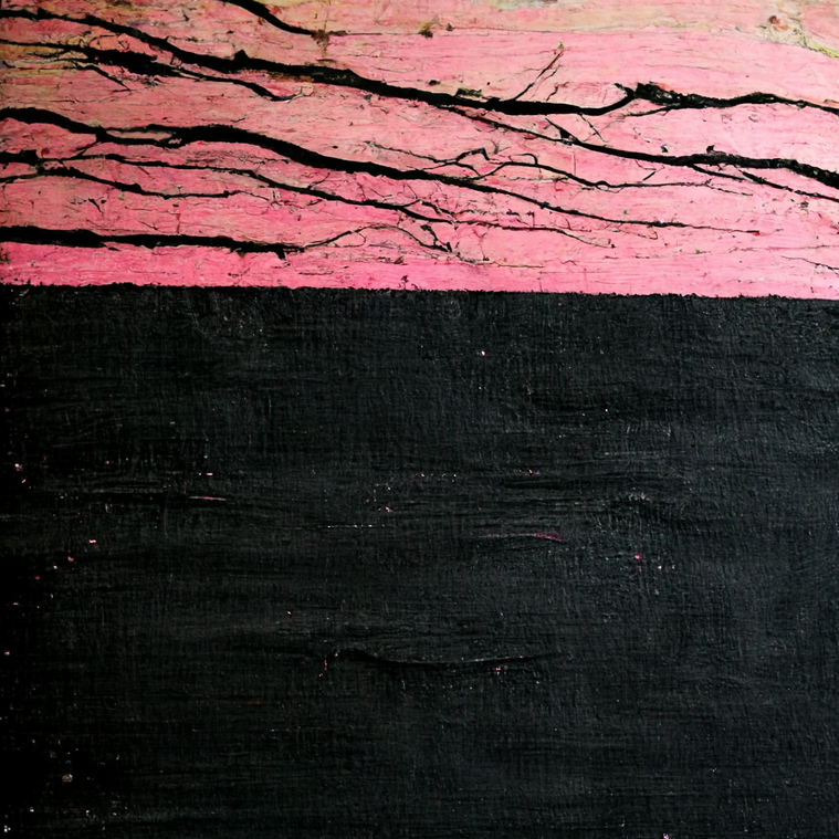 Slat of Pink and Black