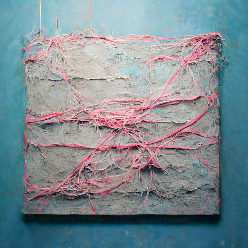 Wrapped of Pink and Blue