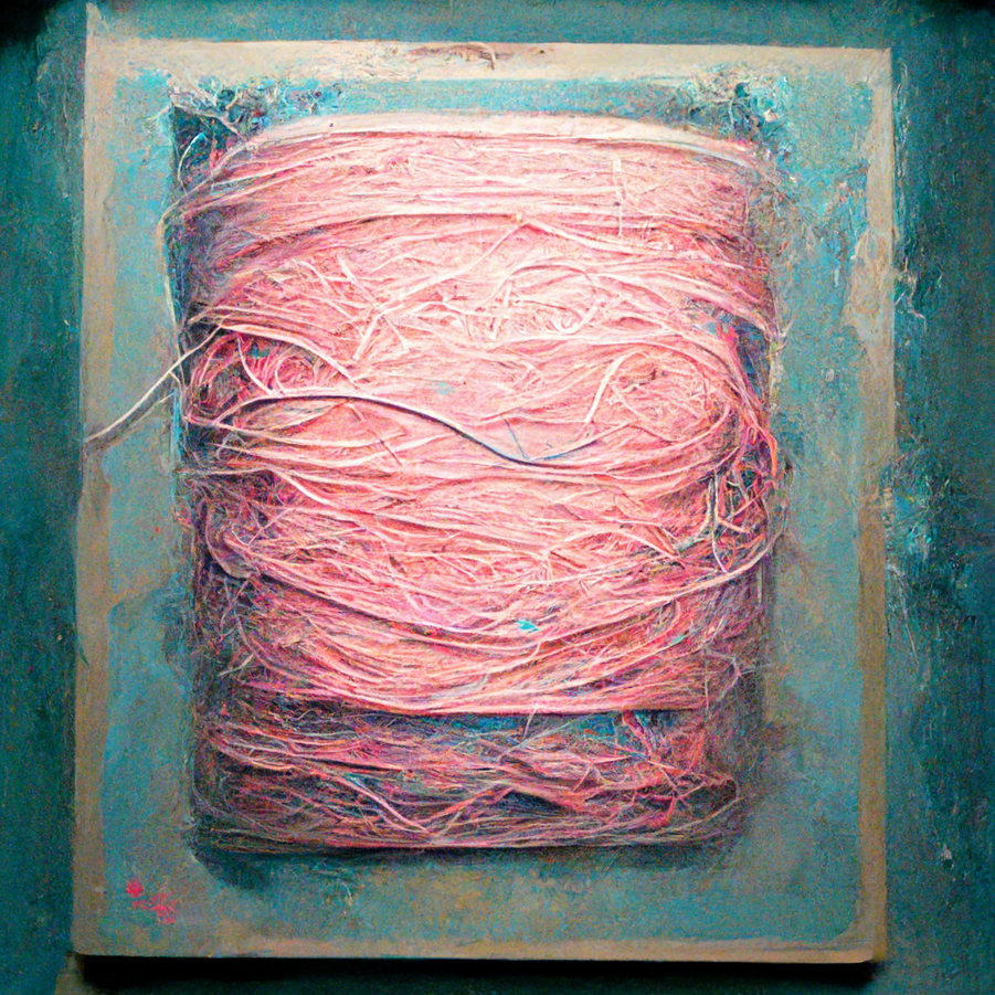 Wrapped of Pink and Blue