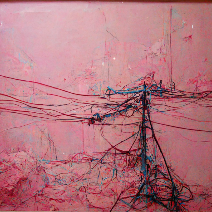 Wrapped of Pink and Blue