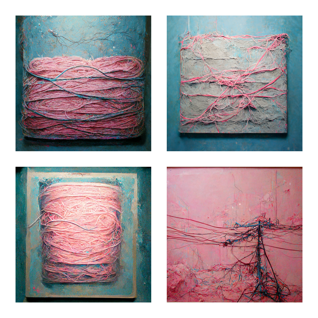 Wrapped of Pink and Blue