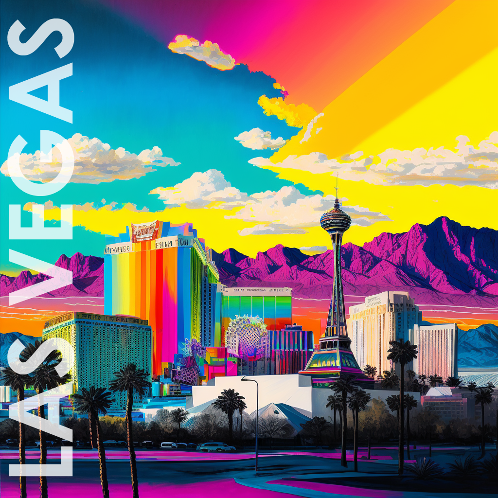 City Art: Las Vegas Canvas Prints – Miracles Are Cheap