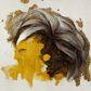 Figure of Yellow, Brown, and Beige