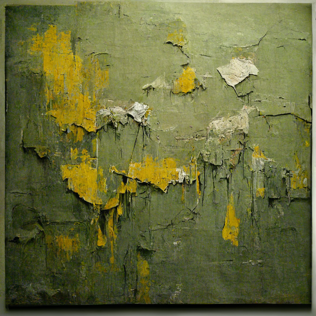 Folds of Green and Yellow