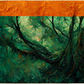 Décor of Green and Orange
