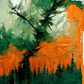 Décor of Green and Orange