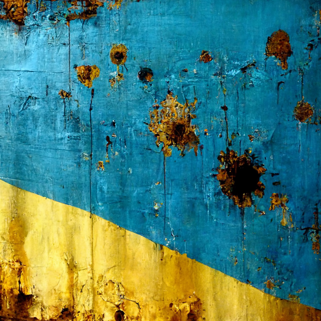 Rust of Blue and Yellow