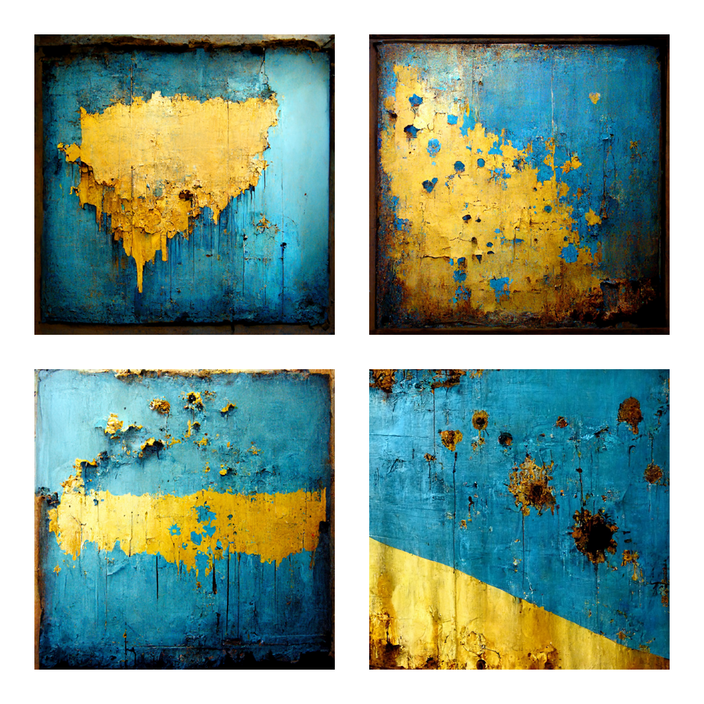 Rust of Blue and Yellow