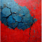 Dropped of Blue and Red